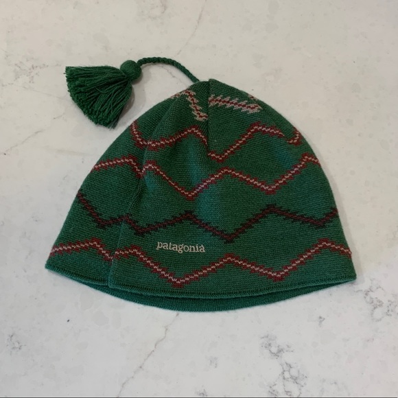 womens green beanie hat